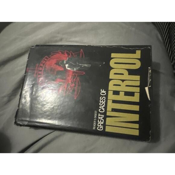 First Edition Great Cases of Interpol Hardcover Book - Picture 1 of 14
